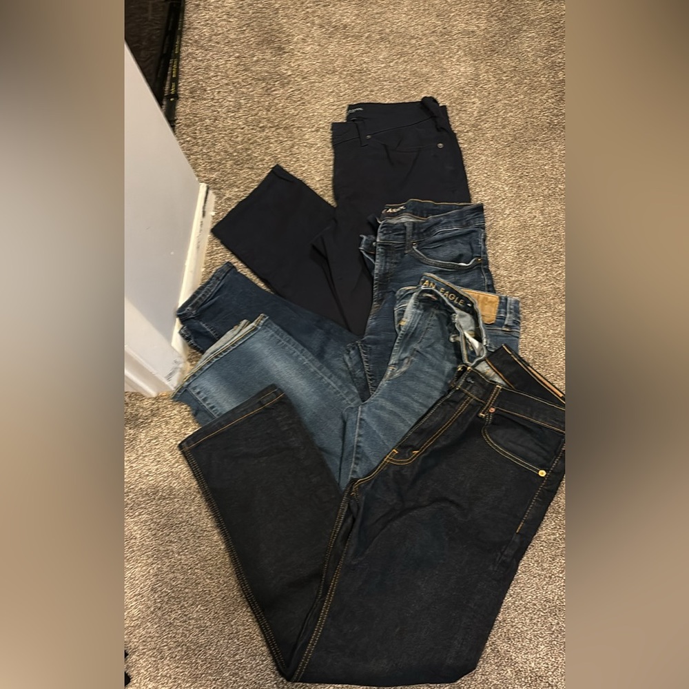 Men’s jeans 34 x 32 and 33 x 32 AE, Levi’s and US Polo jeans